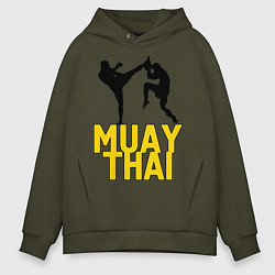 Мужское худи оверсайз Muay Thai