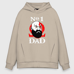 Мужское худи оверсайз Dad Kratos