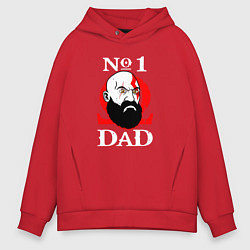 Мужское худи оверсайз Dad Kratos