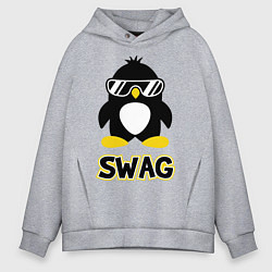 Мужское худи оверсайз SWAG Penguin