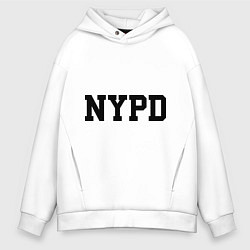 Мужское худи оверсайз NYPD