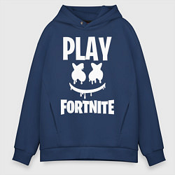 Мужское худи оверсайз Marshmello: Play Fortnite