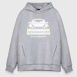 Толстовка оверсайз мужская Toyota Chaser JZX100, цвет: меланж