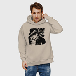 Толстовка оверсайз мужская JoJo, цвет: миндальный — фото 2