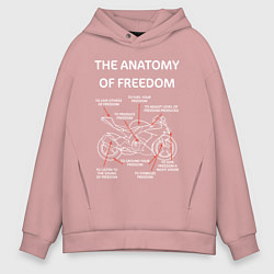 Мужское худи оверсайз The Anatomy of Freedom