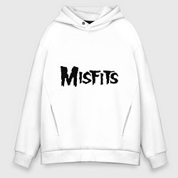 Мужское худи оверсайз Misfits logo