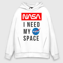 Мужское худи оверсайз Nasa i need my space