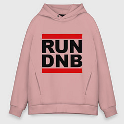 Мужское худи оверсайз RUN DNB