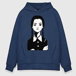 Мужское худи оверсайз Wednesday Addams