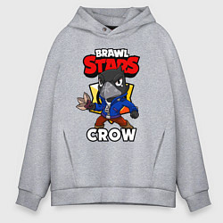 Мужское худи оверсайз BRAWL STARS CROW