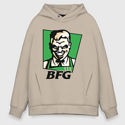 Толстовка оверсайз мужская BFG, цвет: миндальный