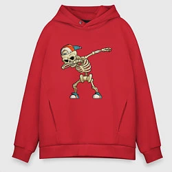 Мужское худи оверсайз Dab Skeleton