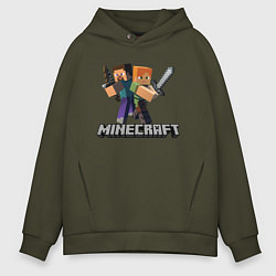 Мужское худи оверсайз MINECRAFT