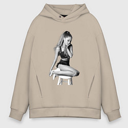 Толстовка оверсайз мужская ARIANA GRANDE, цвет: миндальный