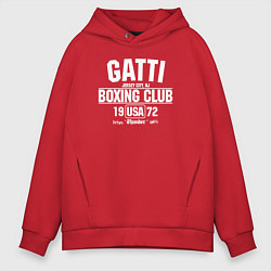 Толстовка оверсайз мужская Gatti Boxing Club, цвет: красный