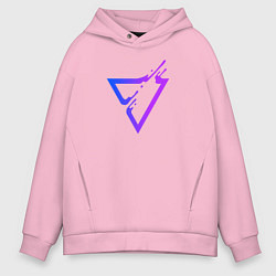 Мужское худи оверсайз Liquid Triangle