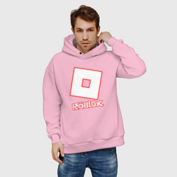 Толстовка оверсайз мужская ROBLOX, цвет: светло-розовый — фото 2