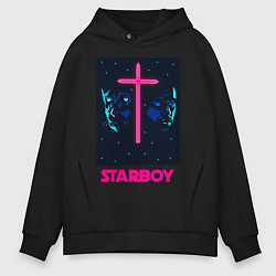 Толстовка оверсайз мужская STARBOY, цвет: черный