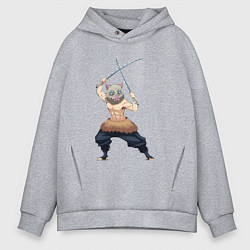 Мужское худи оверсайз KIMETSU NO YAIBA