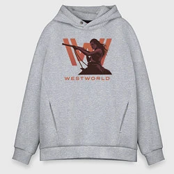 Толстовка оверсайз мужская Westworld, цвет: меланж
