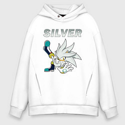 Мужское худи оверсайз SONIC Silver