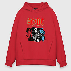 Мужское худи оверсайз ACDC