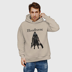 Толстовка оверсайз мужская Bloodborne, цвет: миндальный — фото 2
