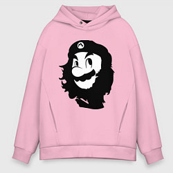 Толстовка оверсайз мужская Che Mario, цвет: светло-розовый