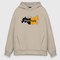 Мужское худи оверсайз Logo PornHub