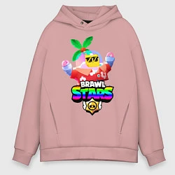 Мужское худи оверсайз BRAWL STARS TROPICAL SPROUT