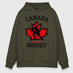 Мужское худи оверсайз Canada Hockey