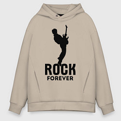 Мужское худи оверсайз Rock forever