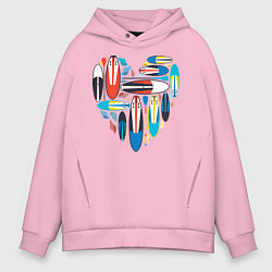 Мужское худи оверсайз Sup serfing love
