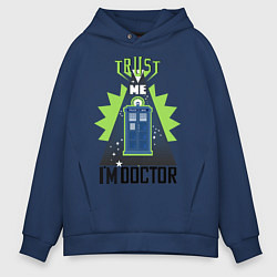 Мужское худи оверсайз Trust me, i'm doctor who