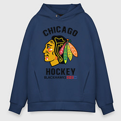 Мужское худи оверсайз CHICAGO BLACKHAWKS NHL