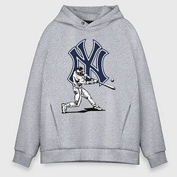 Мужское худи оверсайз New York Yankees - baseball team