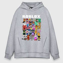 Толстовка оверсайз мужская ROBLOX PIGGY, цвет: меланж