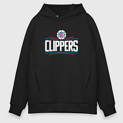 Мужское худи оверсайз Los Angeles Clippers