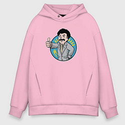 Мужское худи оверсайз Борат Fallout Boy