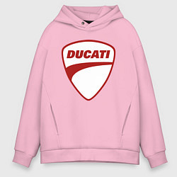 Мужское худи оверсайз Ducati Logo Дукати Лого Z