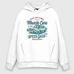 Мужское худи оверсайз Машина