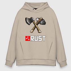 Мужское худи оверсайз RUST