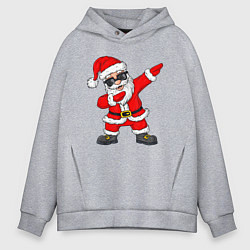 Толстовка оверсайз мужская Dabing Santa, цвет: меланж
