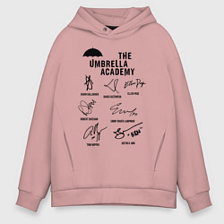 Мужское худи оверсайз АК АМБРЕЛЛА АВТОГРАФЫ АКТЁРОВ