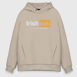 Мужское худи оверсайз Irish Pub