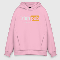 Мужское худи оверсайз Irish Pub