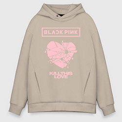 Мужское худи оверсайз BLACKPINK