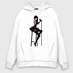 Мужское худи оверсайз Арт Аниме девушка