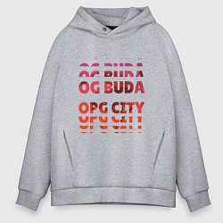 Мужское худи оверсайз OG Buda OPG City Strobe Effect