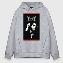 Мужское худи оверсайз Mayhem Black Metal